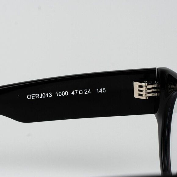 Off-White STYLE 13 Women Eyeglasses Black Round OERJ013 1000 NEW AUTHENTIC main image 6